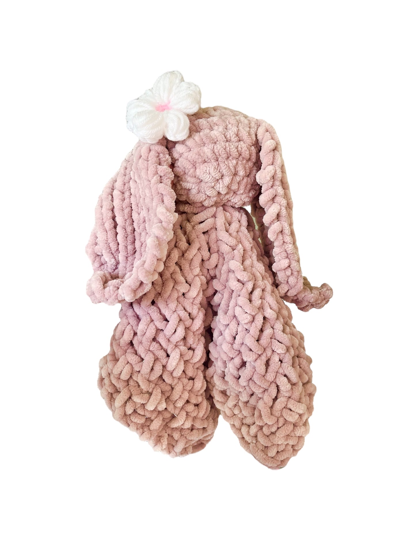 Snuggle Bunnies XL – Plush Bunny Comforter Lovey for Babies & Toddlers | Soft Security Blanket