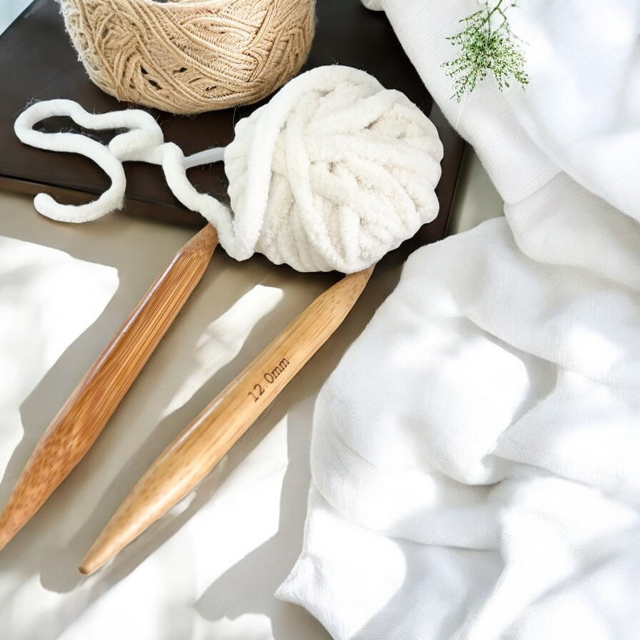 Newbie Knitter Baby Blanket DIY Knitting Kit
