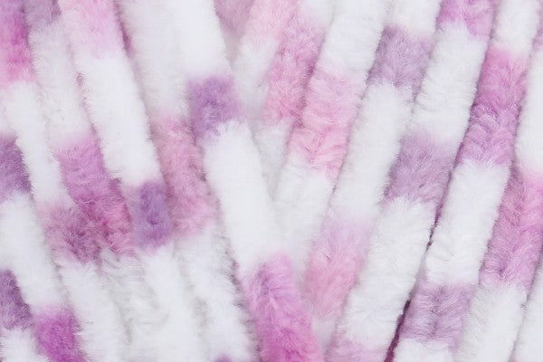 Summer Snuggle Square | Lightweight Hand-Knitted Chenille Baby Comforter