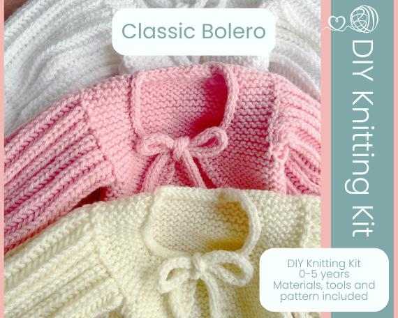 DIY Knitting Kit - Baby Bolero