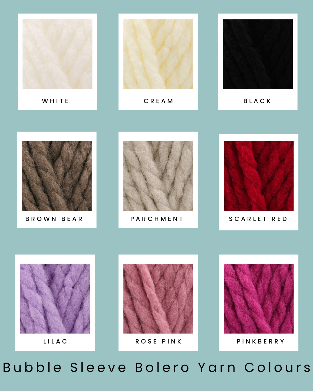 DIY Knitting Kit - Bubble Sleeve Bolero