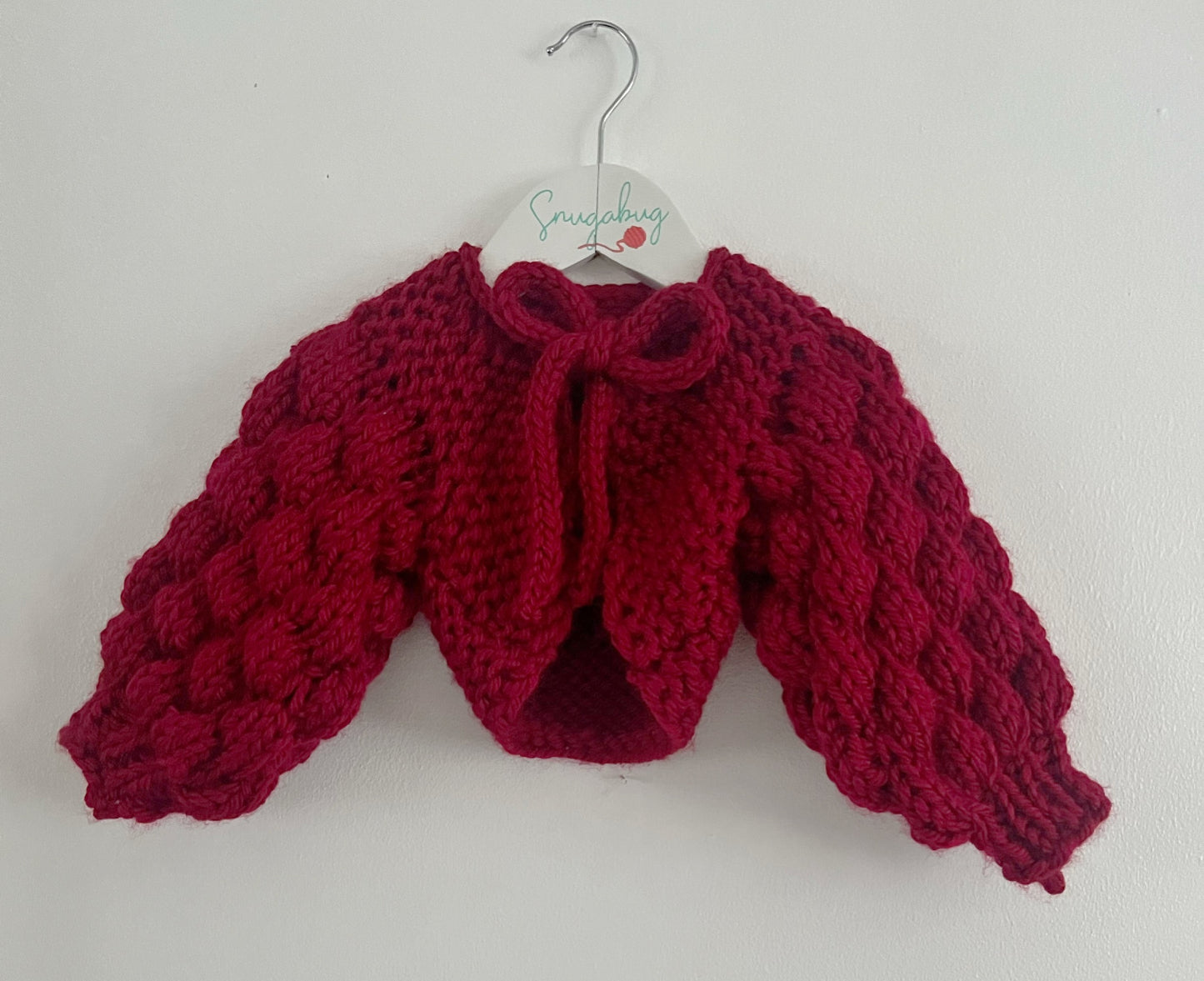 Bubble Sleeve Bolero - Digital Download Knitting Pattern