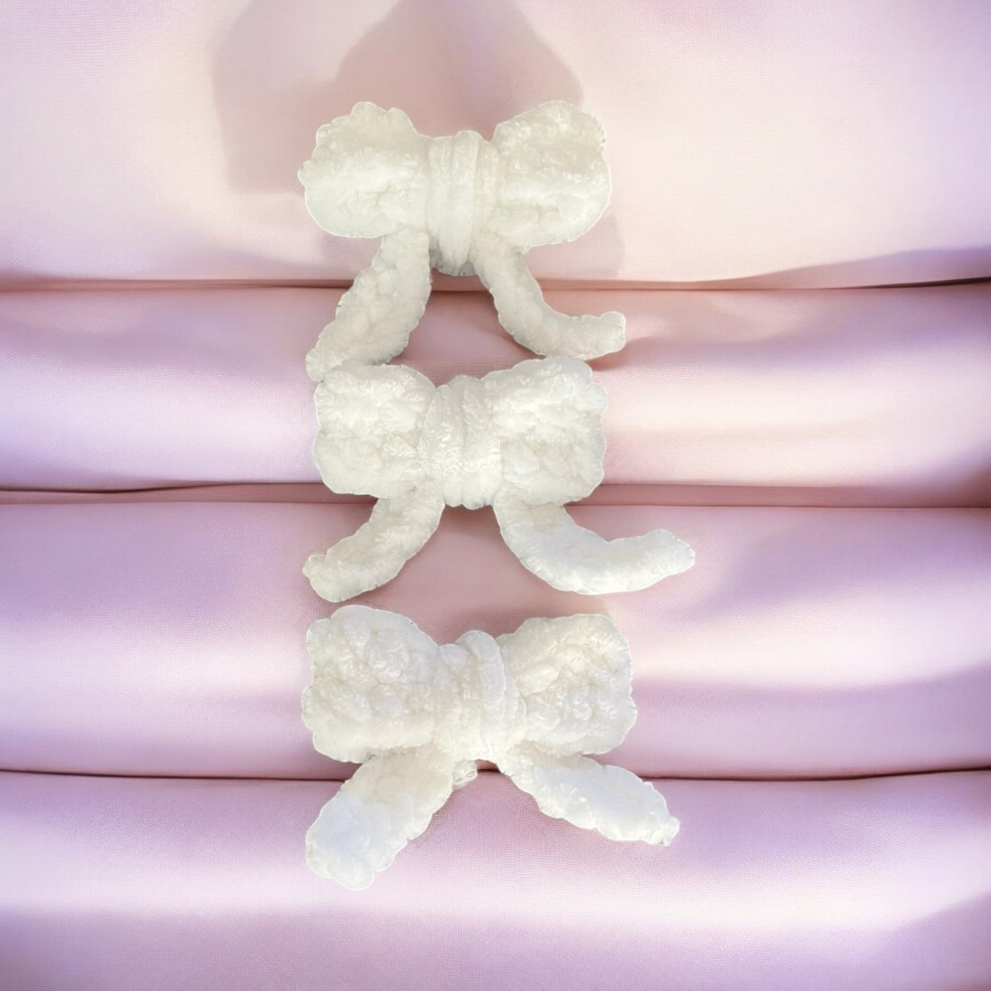 Chenille Bows - set of 3