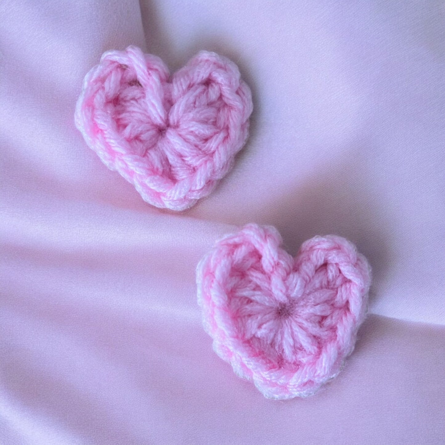 Crochet Hearts - Set of 6