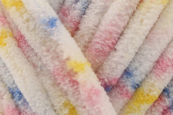 Snuggle Square Baby Comforter | Hand-Knitted Velvet Chenille, Super Chunky Knit (With Dummy Loop)