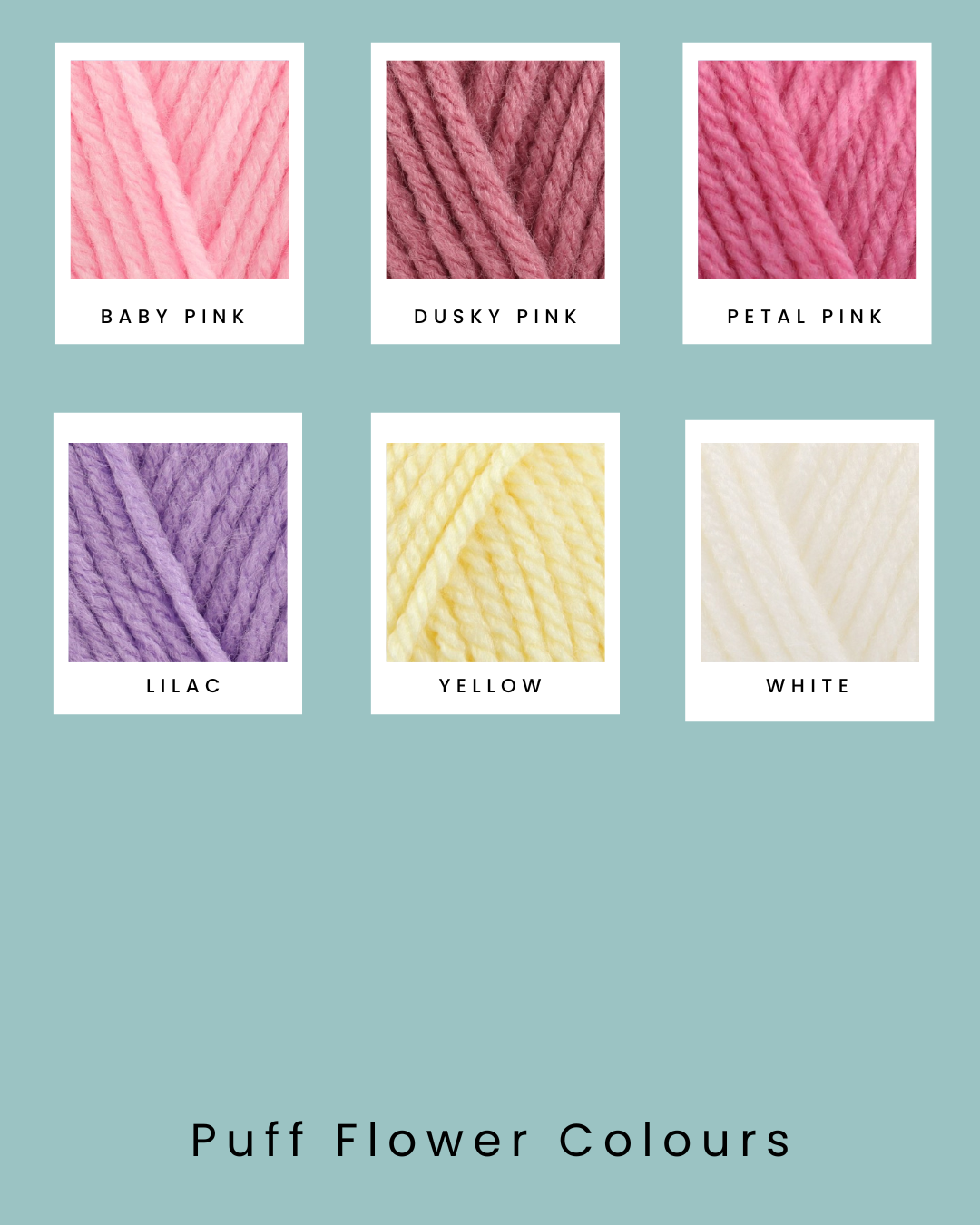 Puff Flower Baby Blanket