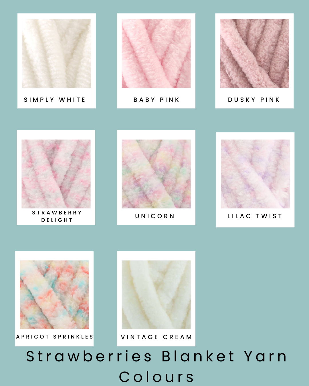 Knitted Chenille Toddler Blanket with Crocheted Strawberry Appliques + Matching Snuggle Square with Dummy Loop | Soft Toddler Blanket Gift Set