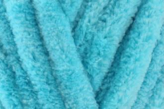 Hand-knitted chenille toddler blanket in aqua—perfect for beach-themed rooms, toddler naps, or stroller snuggles.