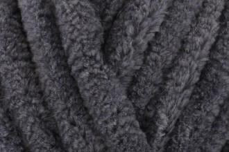 Smokey grey chenille toddler blanket, hand-knitted with soft, chunky yarn—ideal for cosy naps, play areas, or minimalist toddler decor.