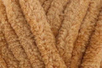 Warm teddy brown chenille toddler blanket, hand-knitted with a soft, cosy finish—perfect for woodland-themed rooms or naps on the go.