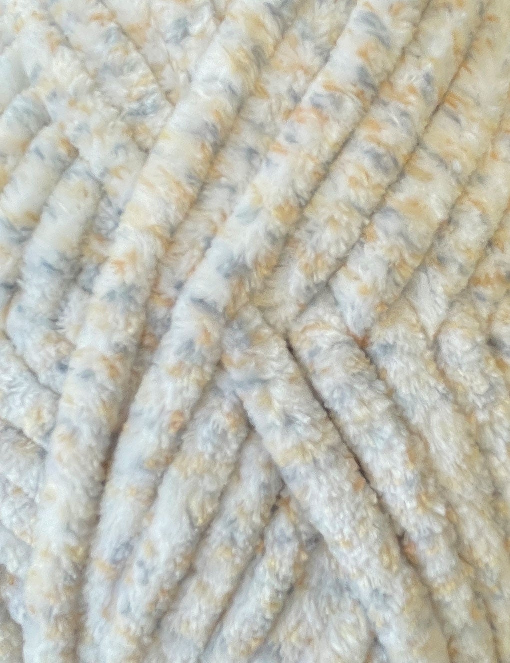Snuggle Square Baby Comforter | Hand-Knitted Velvet Chenille, Super Chunky Knit (With Dummy Loop)