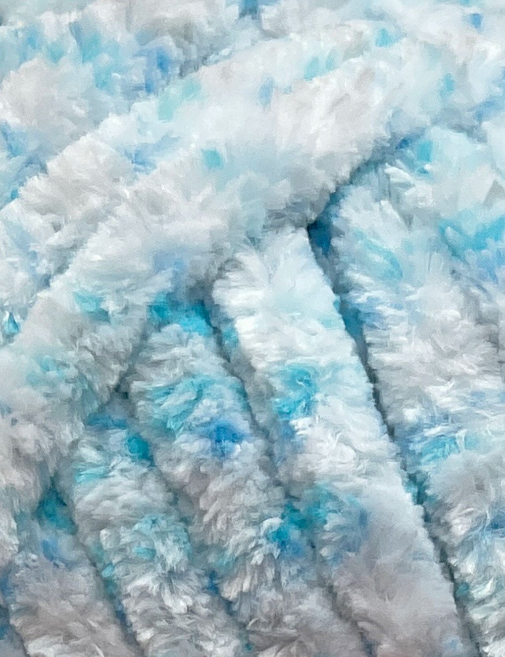 Snuggle Square Baby Comforter | Hand-Knitted Velvet Chenille, Super Chunky Knit (With Dummy Loop)