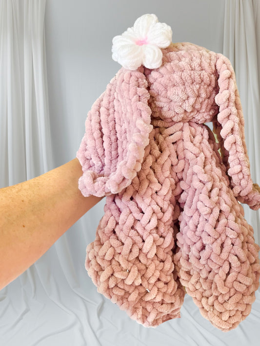 Snuggle Bunnies | Soft Plush Bunny Lovey & Baby Comforter