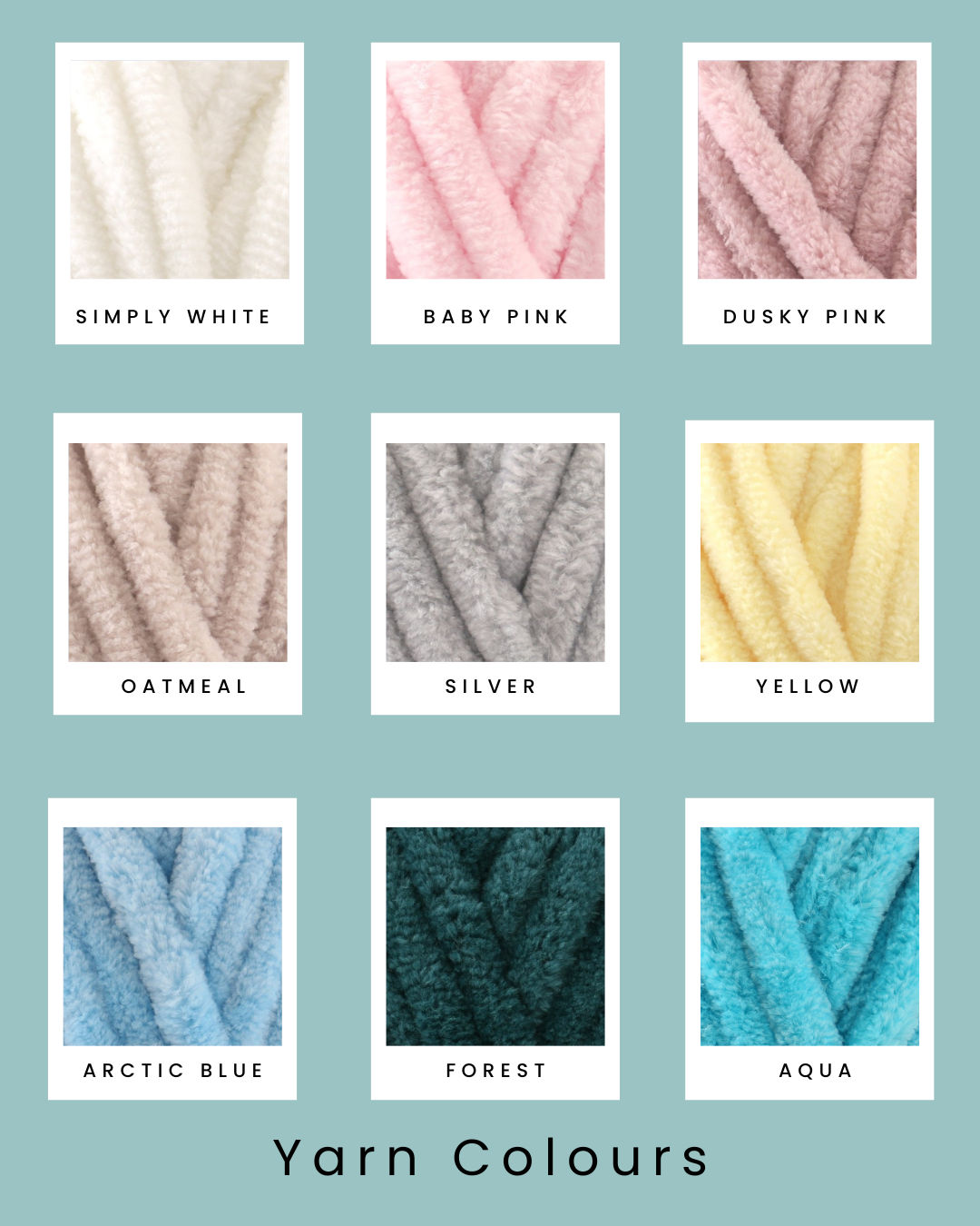 Handmade Chenille Baby Comforter | Snuggle Square with Dummy Loop