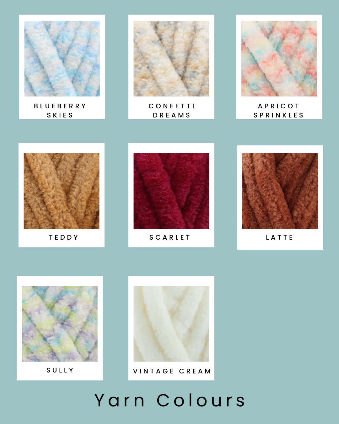 Snuggle Square Comforters — Hand Knitted Chenille