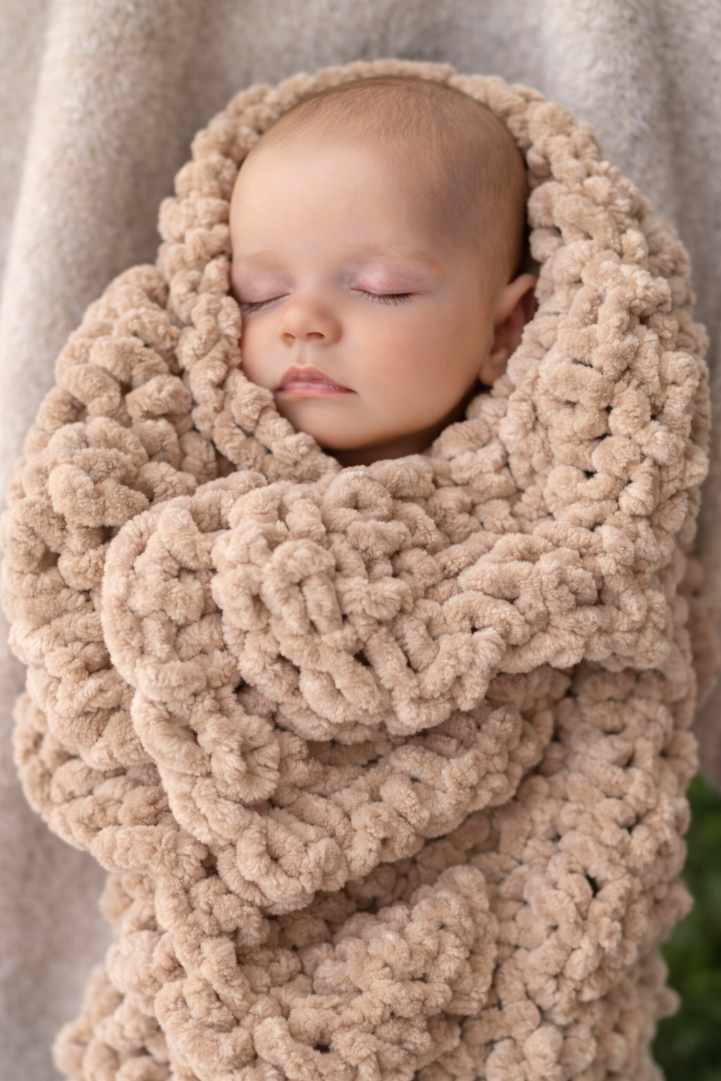 Hand-Knitted Chenille Baby Blankets – Ready to Ship