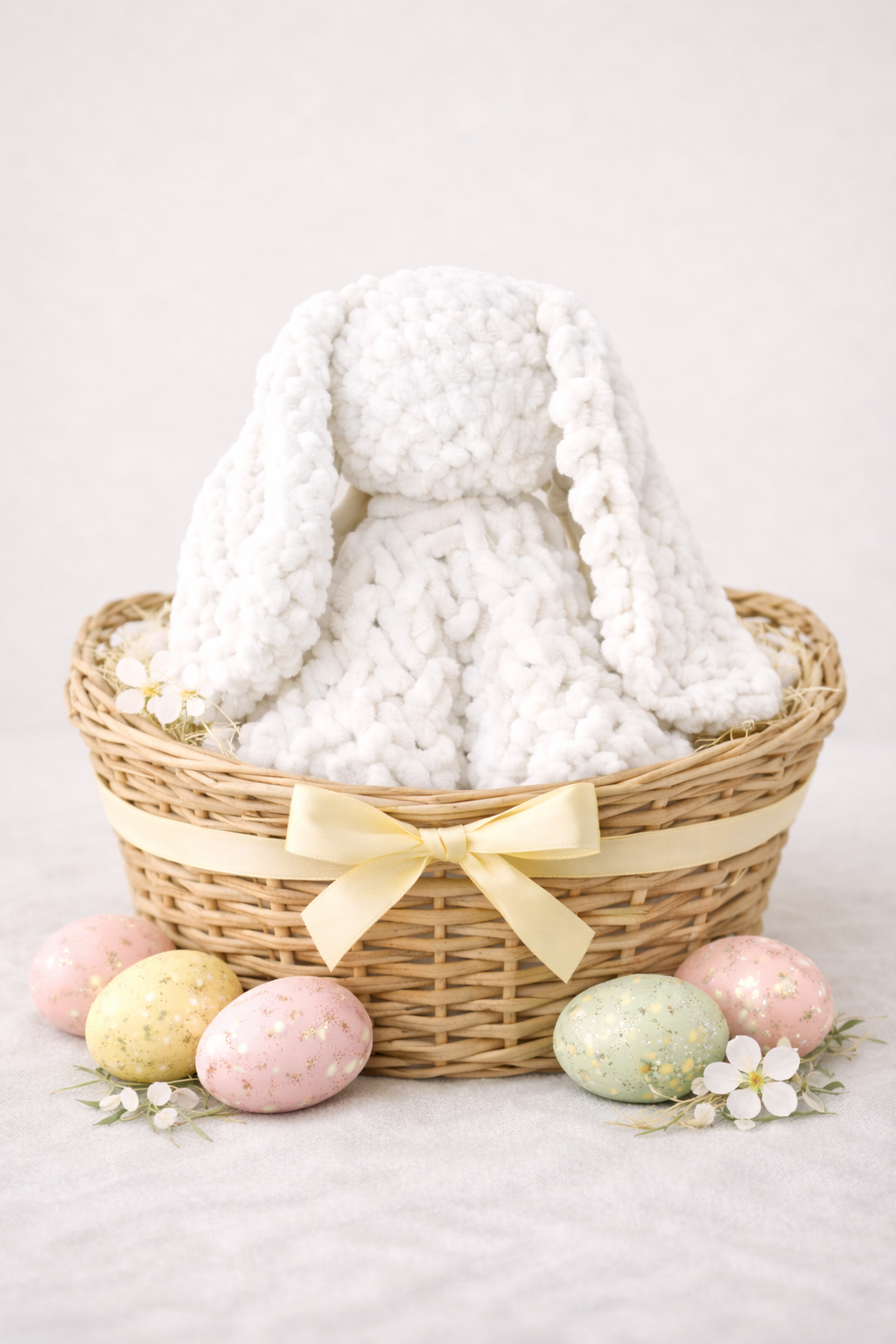 Snuggle Bunny Comforter Knitting Kit