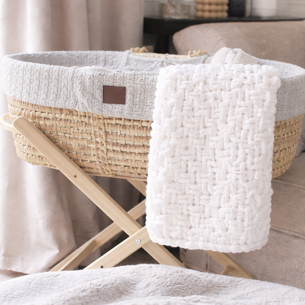 Learn to Knit a Baby Blanket for Beginners – Digital Pattern