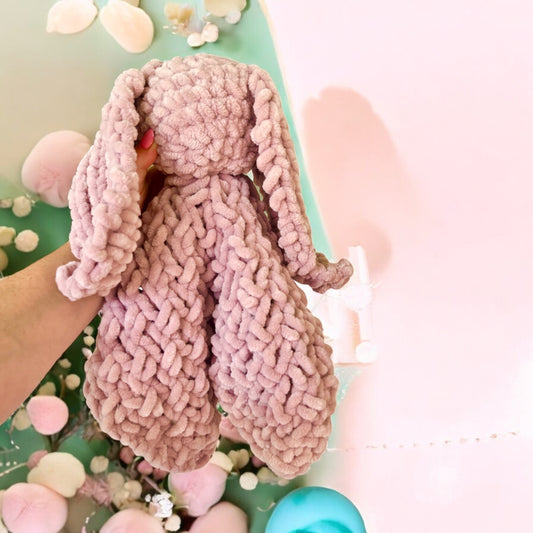 Snuggle Bunnies XL – Plush Bunny Comforter Lovey for Babies & Toddlers | Soft Security Blanket