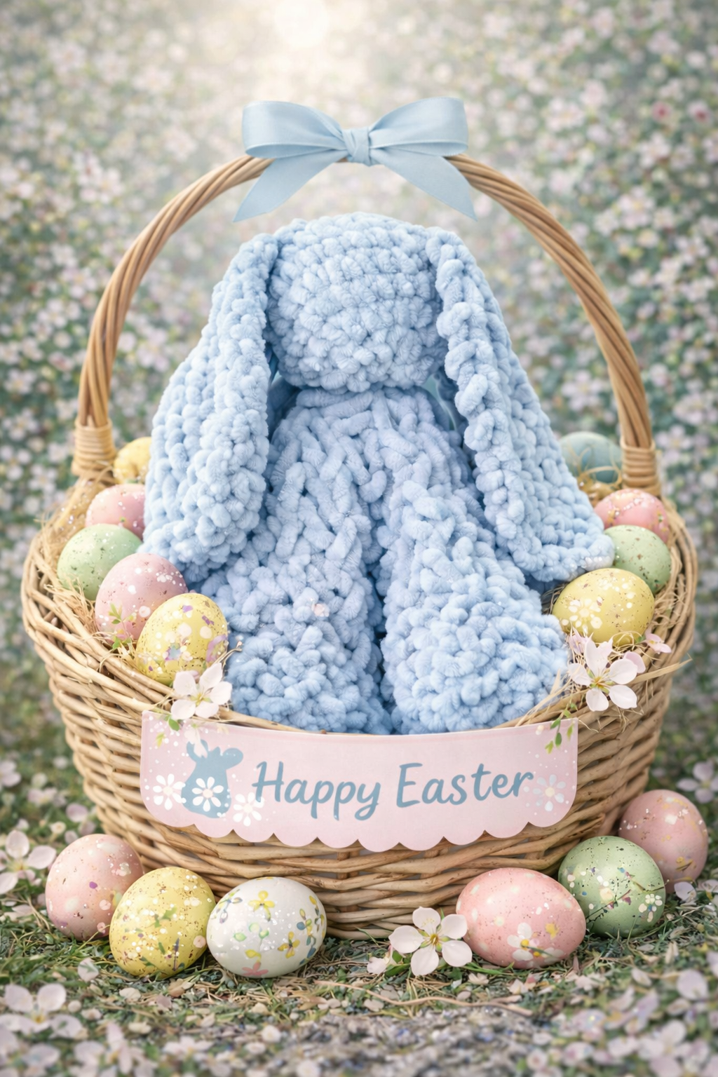 Snuggle Bunny Comforter Knitting Kit
