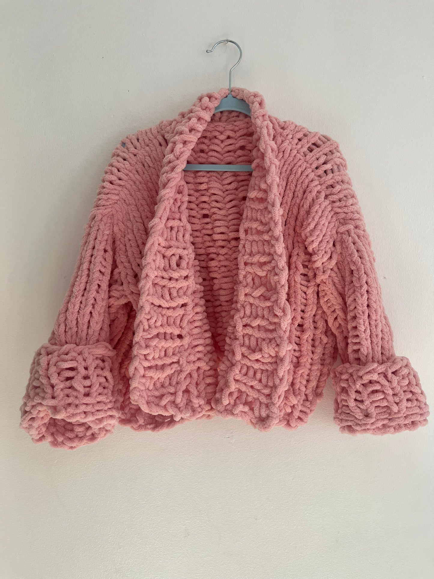 Chenille Cardigan Knitting Pattern | Seamless Baby & Children's Cardigan PDF (0–5 Years)