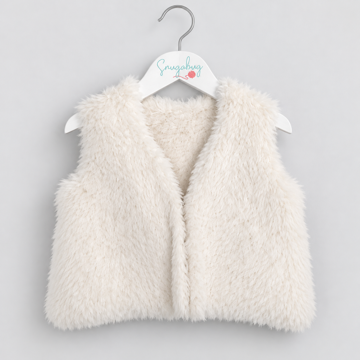 Fluffy Baby & Toddler Gilet | 0–5 Years