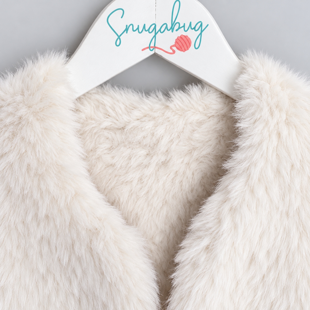 Fluffy Baby & Toddler Gilet | 0–5 Years