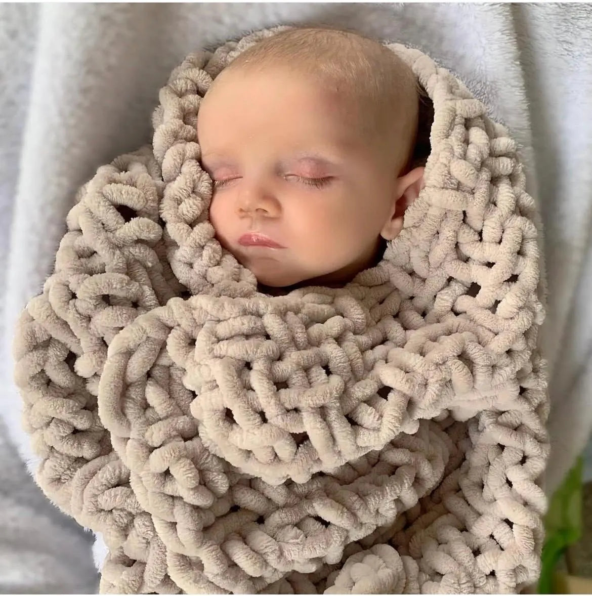 Chenille Baby Blanket